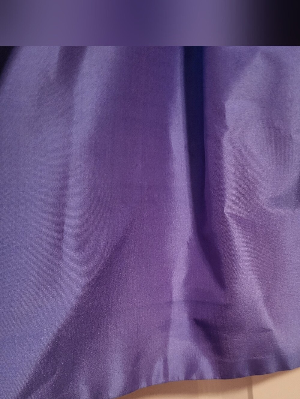 Reversable Purple & Black Satin Open Jacket - Picture 4 of 5